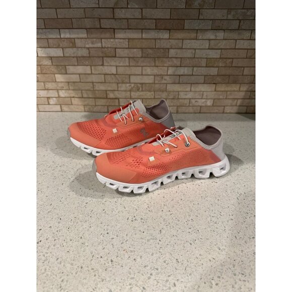 On Cloud-5 shoes | GREAT Condition | Flamingo/Pearl | Women Sz 9 | ships in 24h - Picture 1 of 5